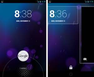Android 4.2 Lockscreen widgets & camera